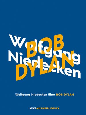 cover image of Wolfgang Niedecken über Bob Dylan